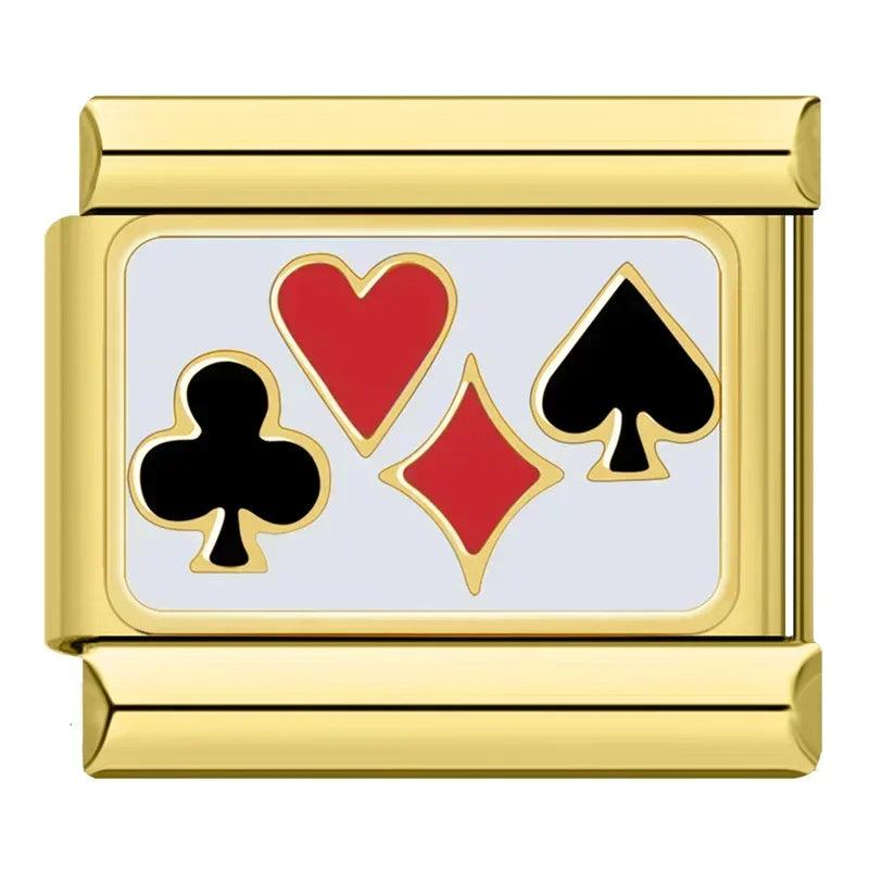 Cartes de jeux or