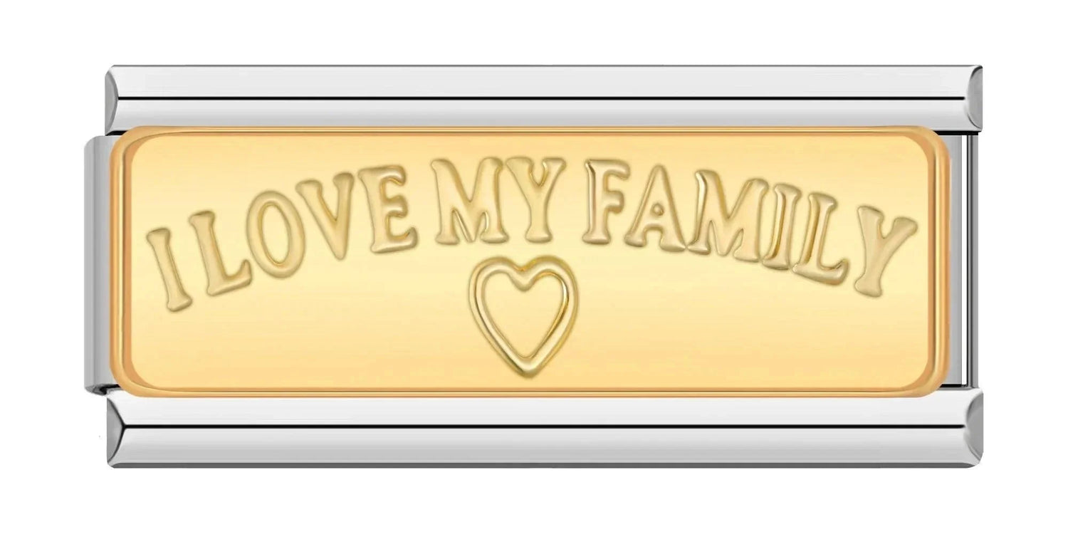 Double charme J'aime ma famille