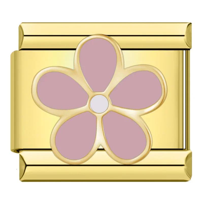 Fleur rose or
