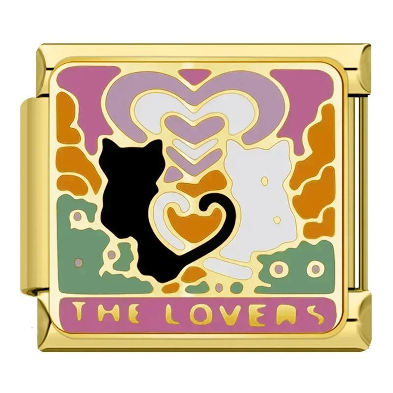 Les chats amoureux doré