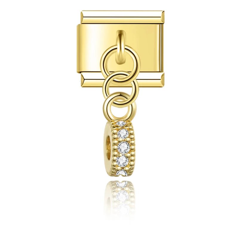 Pendentif brillant doré