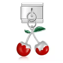 Pendentif cerises - argent