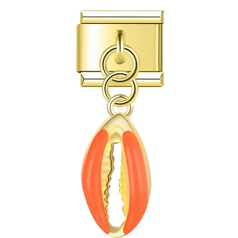 Pendentif coquillage doré (3 couleurs)