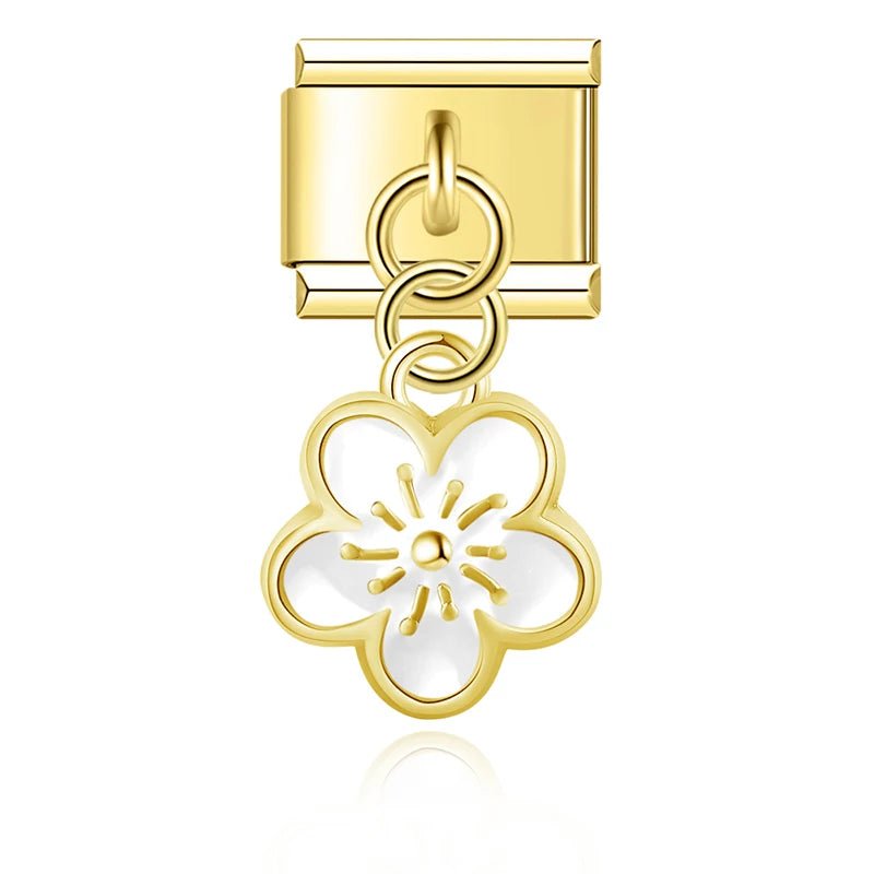 Pendentif fleur (3 couleurs)