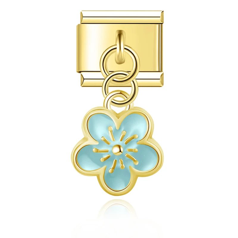 Pendentif fleur (3 couleurs)