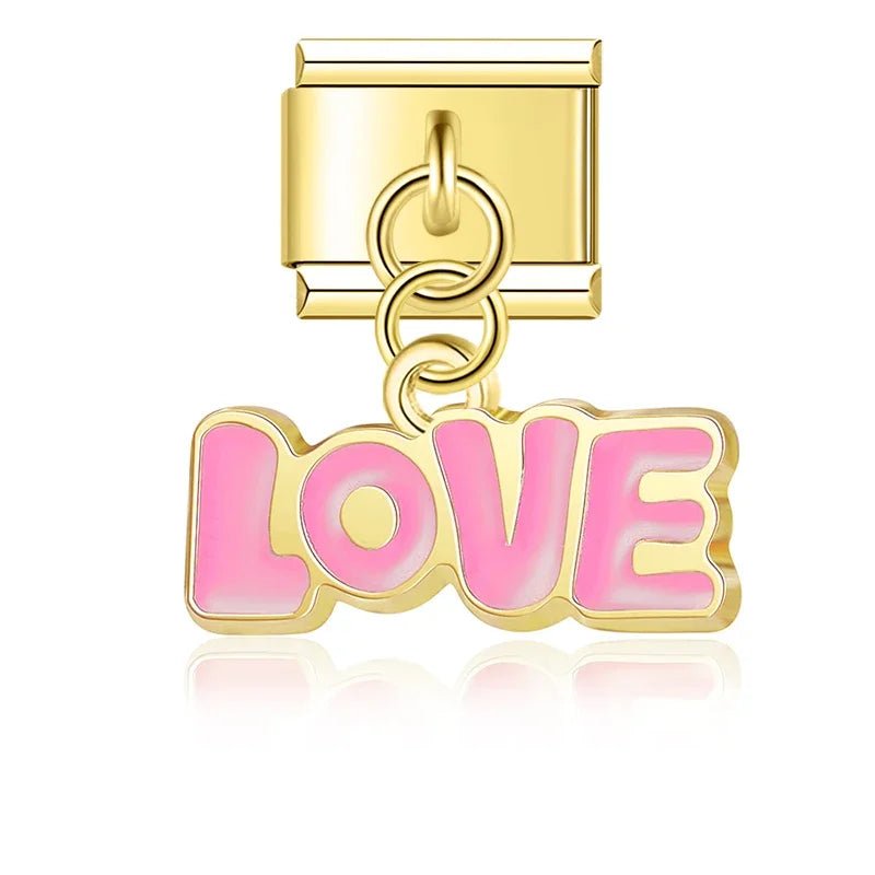 Pendentif love rose