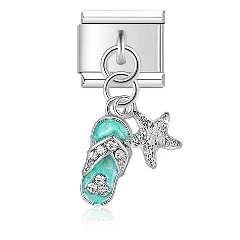 Pendentif tong argent