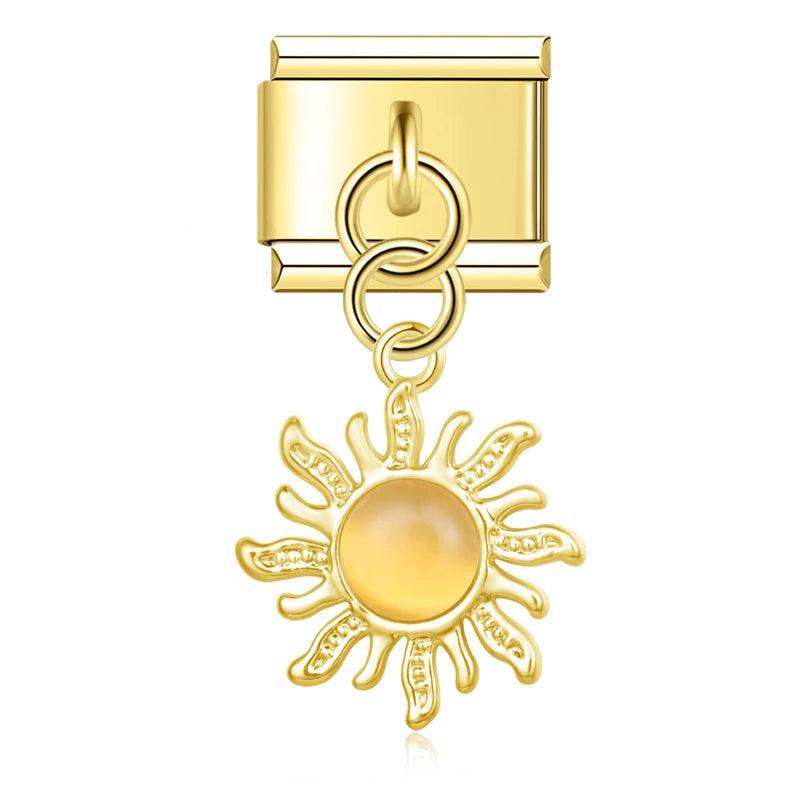 Soleil avec pierre
