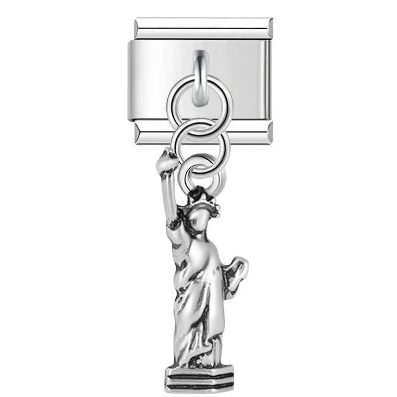 Statue de la liberté suspendue