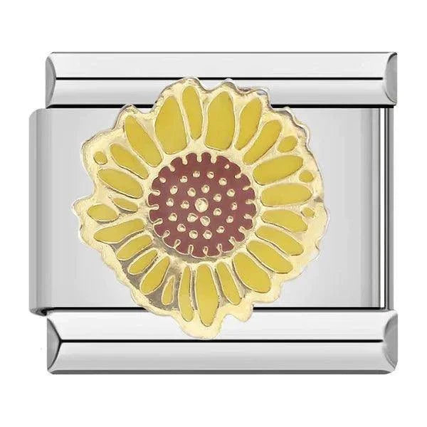 Tournesol argent et or